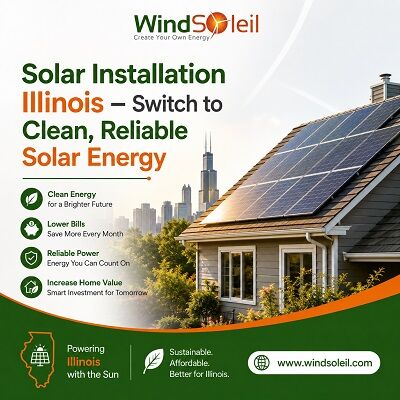Chicago, Household, Solar Installation Illinois &ndash; Switch To Clean, Reliable Solar Energy