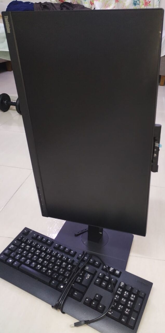 Al Aziziyah, Computers, SAR 300,  Very Rarely Used Lenovo Think Vision T24v-20 (24" Inches) Monitor With Keypad