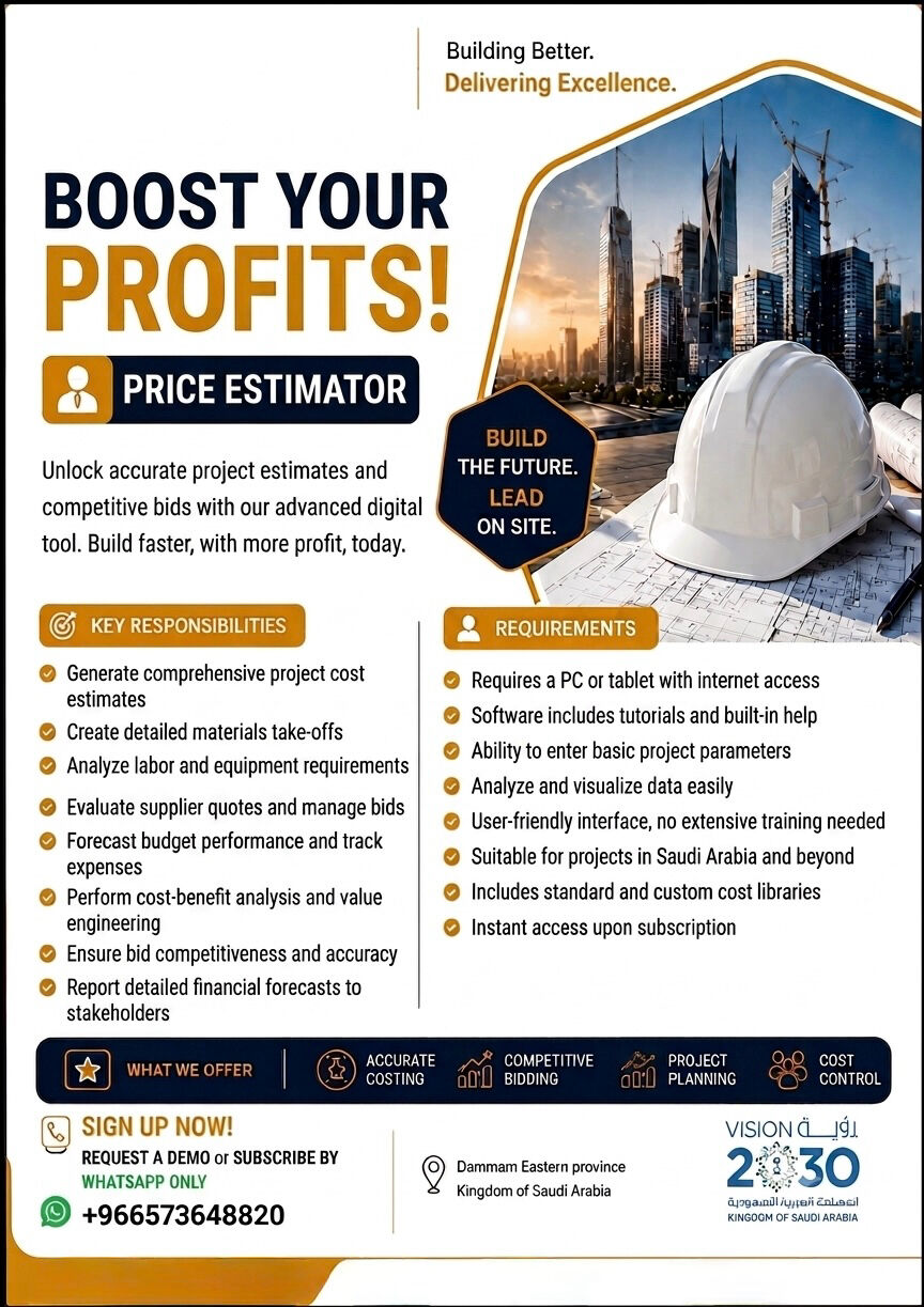 Dammam, Jobs, Price Estimator