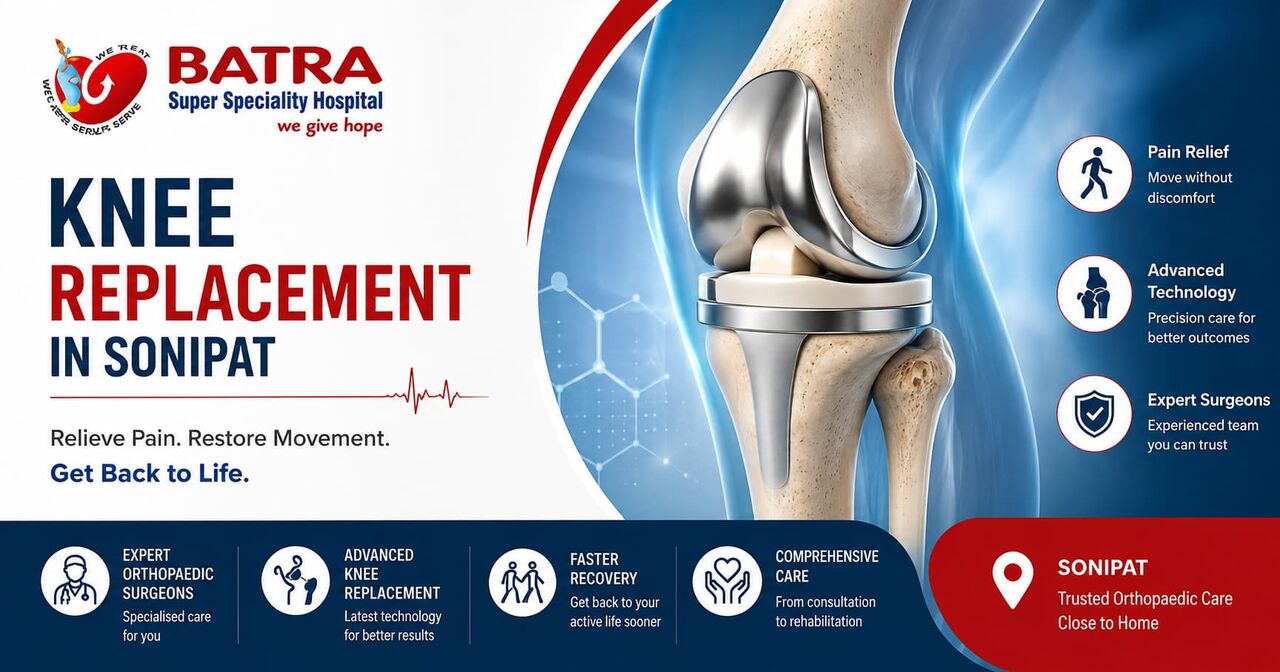 Haryana, Health, Advanced Knee Replacement In Sonipat