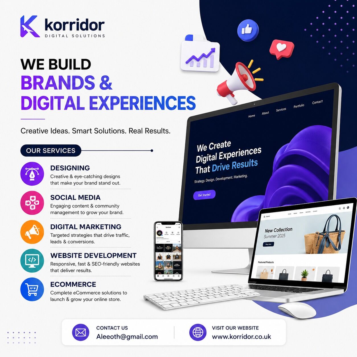 Manama, Web Design & Development, Digital Solutions Provides