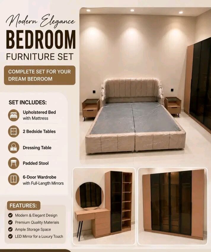 Jeddah, Furniture, SAR 1,  Classic And Stylish New Bedroom Furniture Sets
