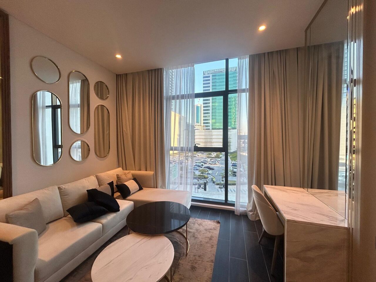 Manama, Apartments, Flats, Houses & Villas, BHD 350/month,  Furnished,  Studio,  Modern Studio Apartment For Rent In Financial Harbour
