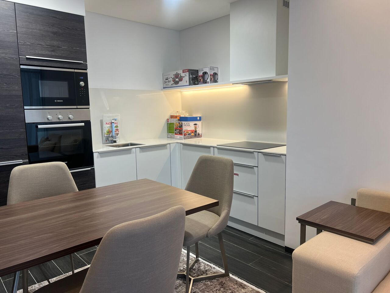 Manama, Apartments, Flats, Houses & Villas, BHD 450/month,  Furnished,  1 BR,  Apartment With City View |  Harbour Row, Financial Harbour