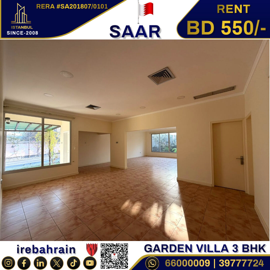 Saar, Villas, BHD 550,  Beautiful Garden Villa For Rent In Saar