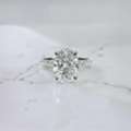 GBP 2750,  2ct Oval Cathedral Diamond  Timeless Luxury & Refined Brilliance