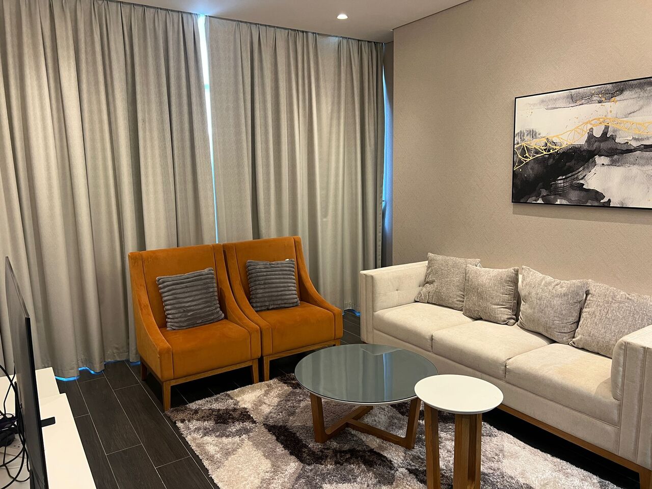 Manama, Apartments, Flats, Houses & Villas, BHD 470/month,  Furnished,  1 BR,  Stylish  Apartment  For Rent With City View In Bahrain Financial Harbour
