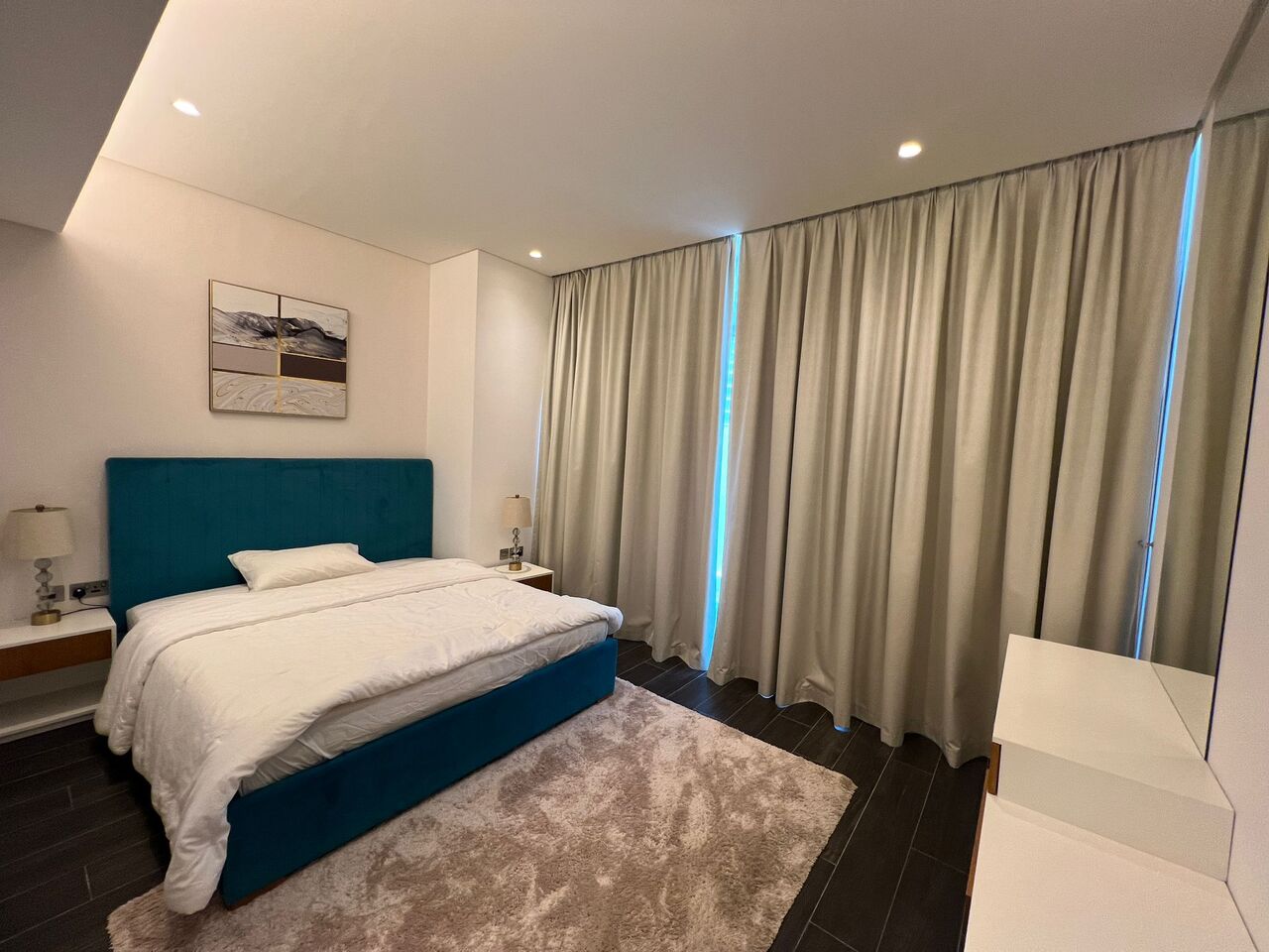 Manama, Apartments, Flats, Houses & Villas, BHD 470/month,  Furnished,  1 BR,  Stylish  Apartment  For Rent With City View In Bahrain Financial Harbour