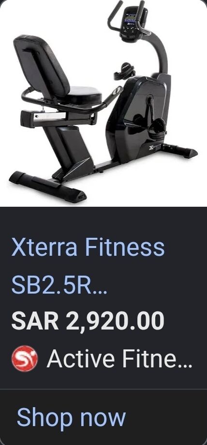 Khobar, Health & Beauty Items, SAR 300,  Indoor Stationary Exercise Bike With A Digital Performance Monitor Displaying Metrics Like