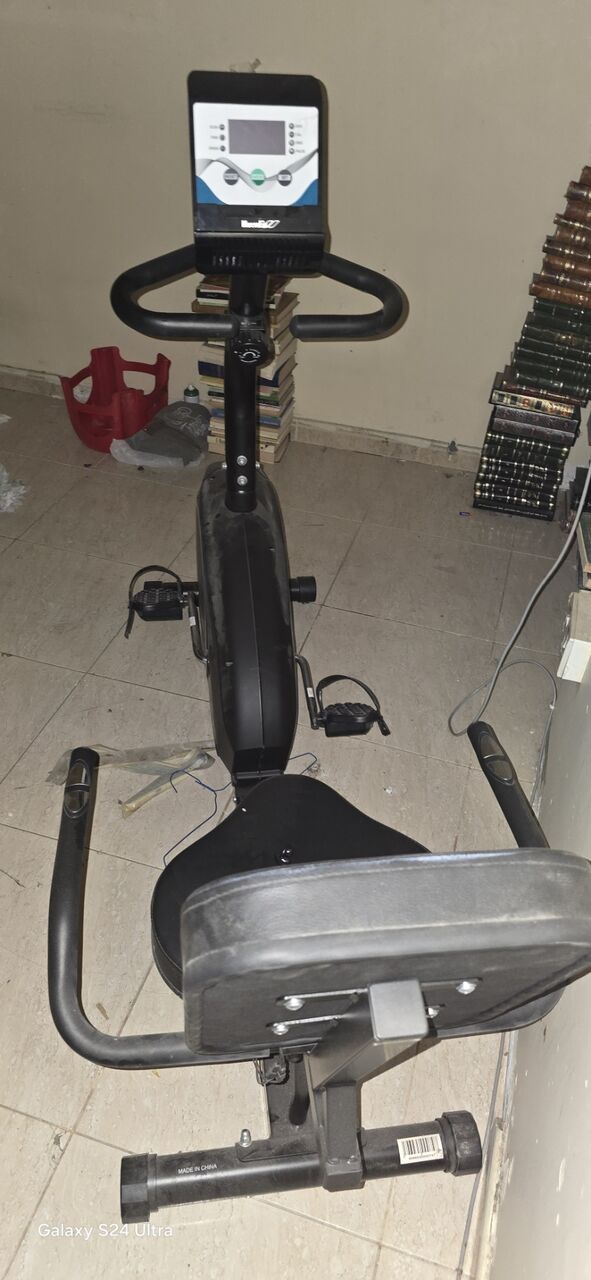 Khobar, Health & Beauty Items, SAR 300,  Indoor Stationary Exercise Bike With A Digital Performance Monitor Displaying Metrics Like