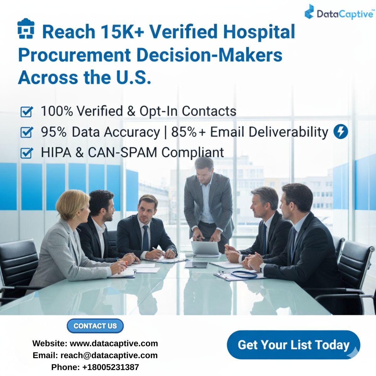 New York, Marketing, Purchase Verified Hospital Procurement Email List USA