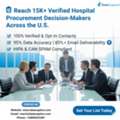 Purchase Verified Hospital Procurement Email List USA