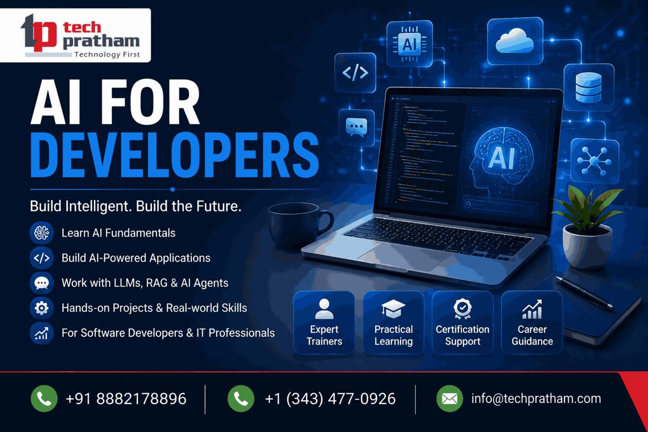 Noida, Education, AI For Developers: Build Smarter AI-Powered Applications
