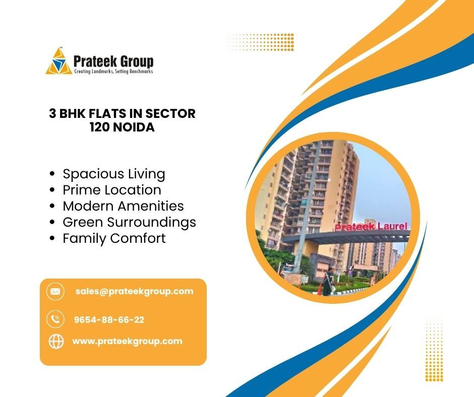 Lucknow, Real Estate, 3 BHK Flats In Sector 120 Noida
