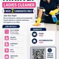 Female Cleaner For Office Work