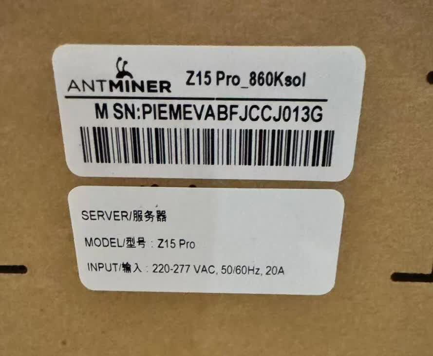 Tallinn, Electronics, EUR 1500,  BITMAIN Antminer Z15 Pro 860k/sol 2780W Miner With Warranty BRAND NEW