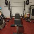 SAR 600, Complete Home Gym Set – Bench, Squat/Press Rack, Bars & Weight Plates