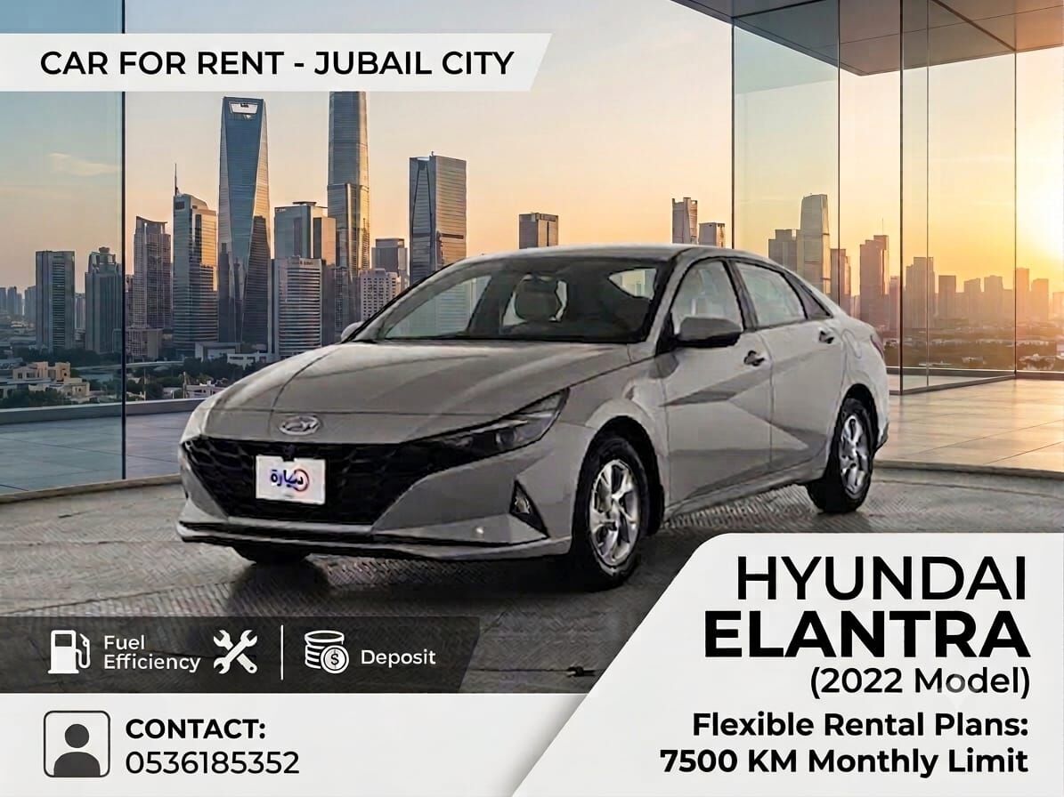 Jubail, Travel, Car For Rent Monthly.