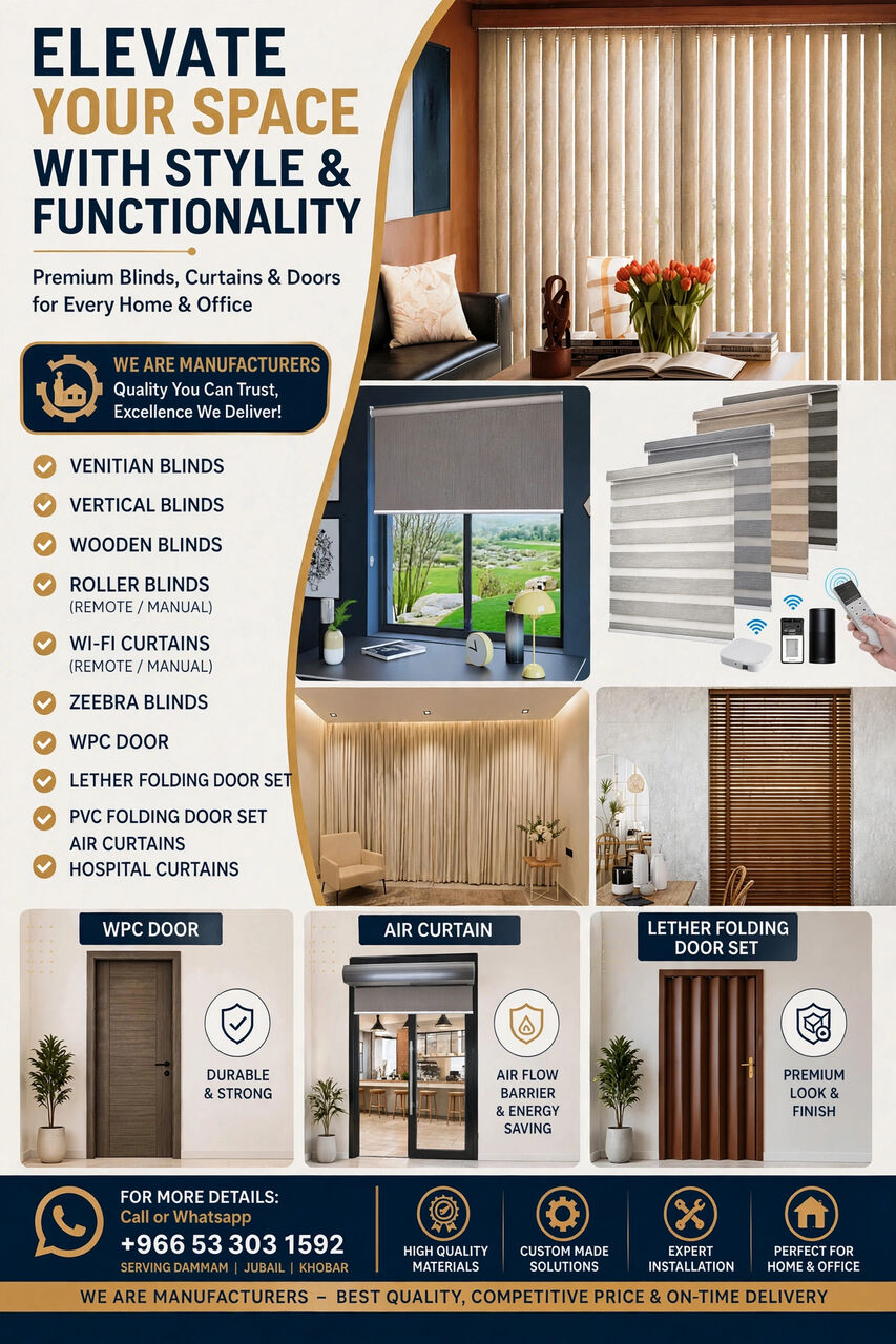 Dammam, Interior Design, إليك النص جاهز للنشر بالعربي — نفس إعلانك م