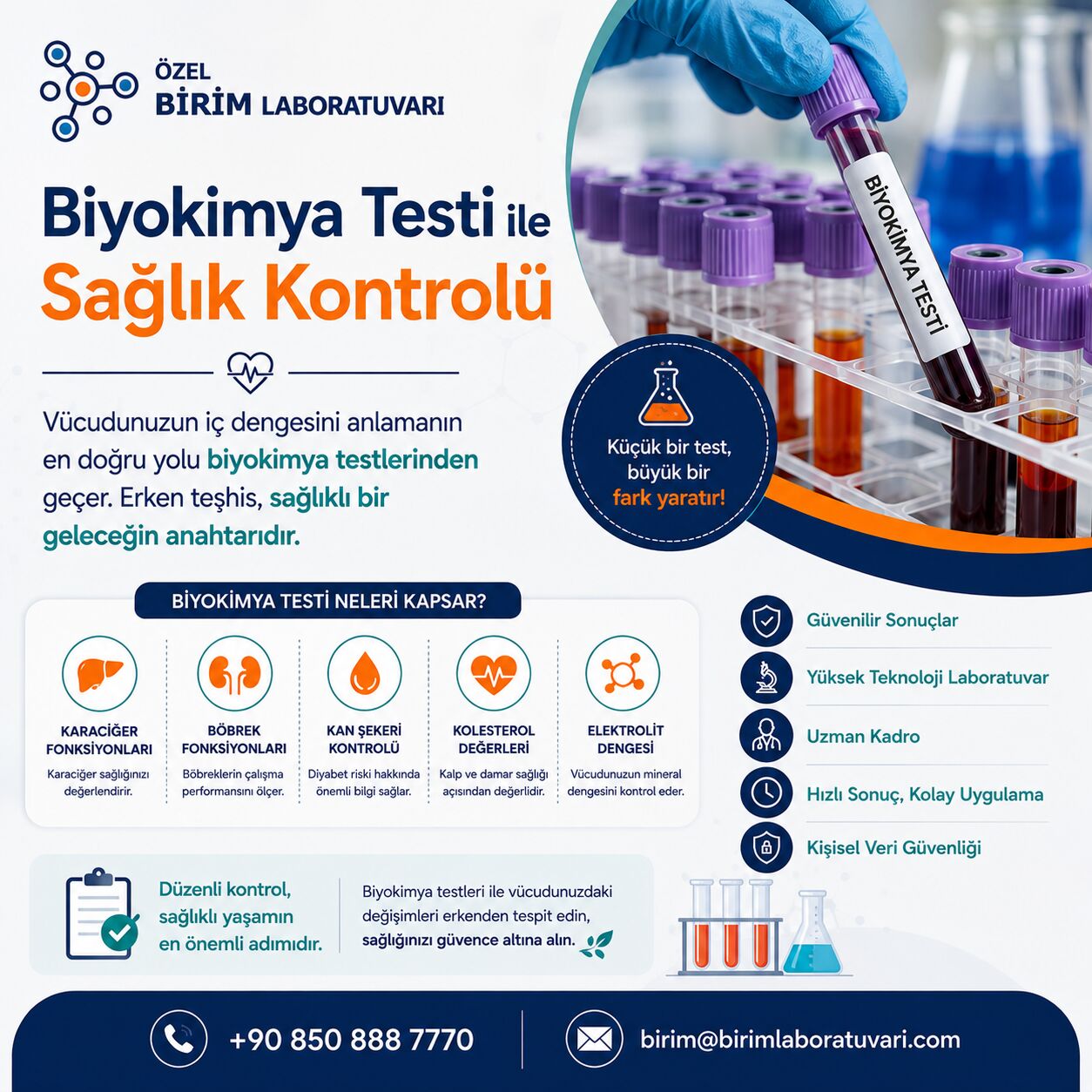 Istanbul, Health, Biyokimya Testi Ile Sağlık Kontrolü