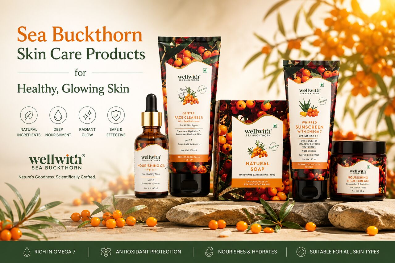 Mumbai, Health & Beauty Items, INR 1,  Sea Buckthorn Skin Care Products For Healthy, Glowing Skin | WellWith