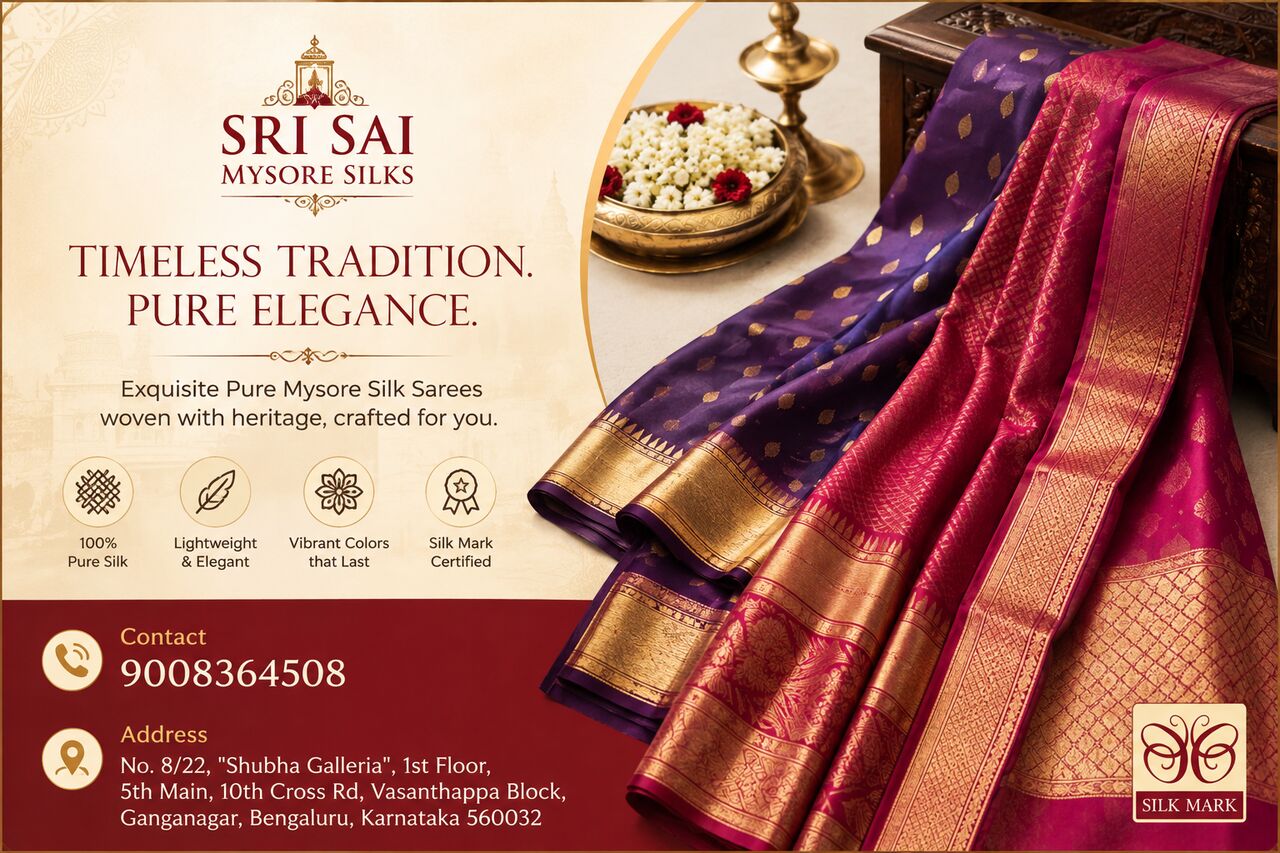 Mumbai, Clothing & Accessories, INR 13500,  Pure Mysore Silk Sarees For Every Occasion