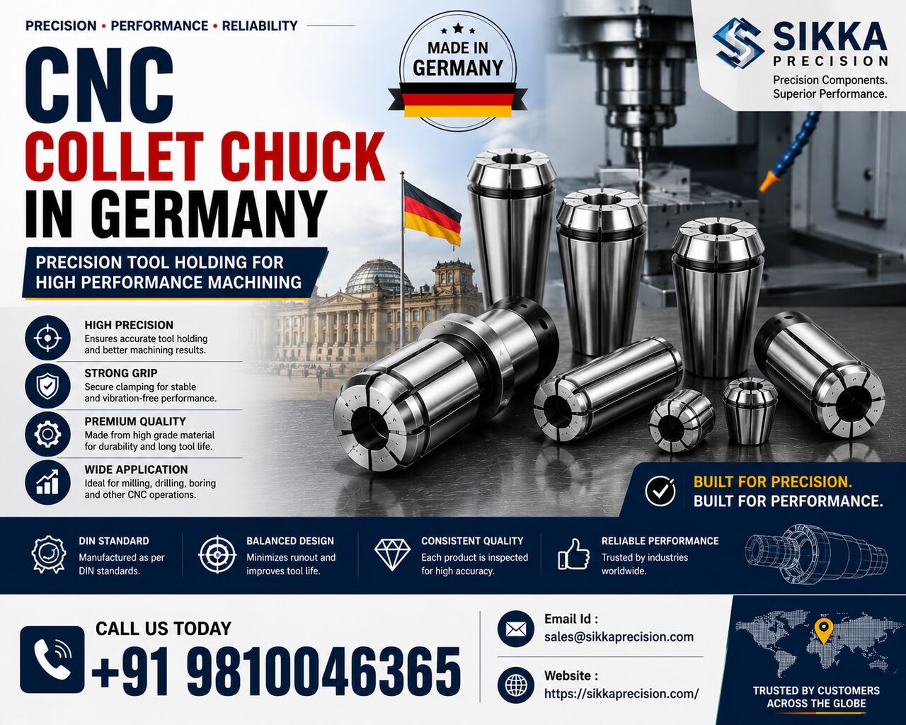 Mumbai, Tools, INR 3700,  CNC Collet Chuck In Germany | CNC Machining Solutions