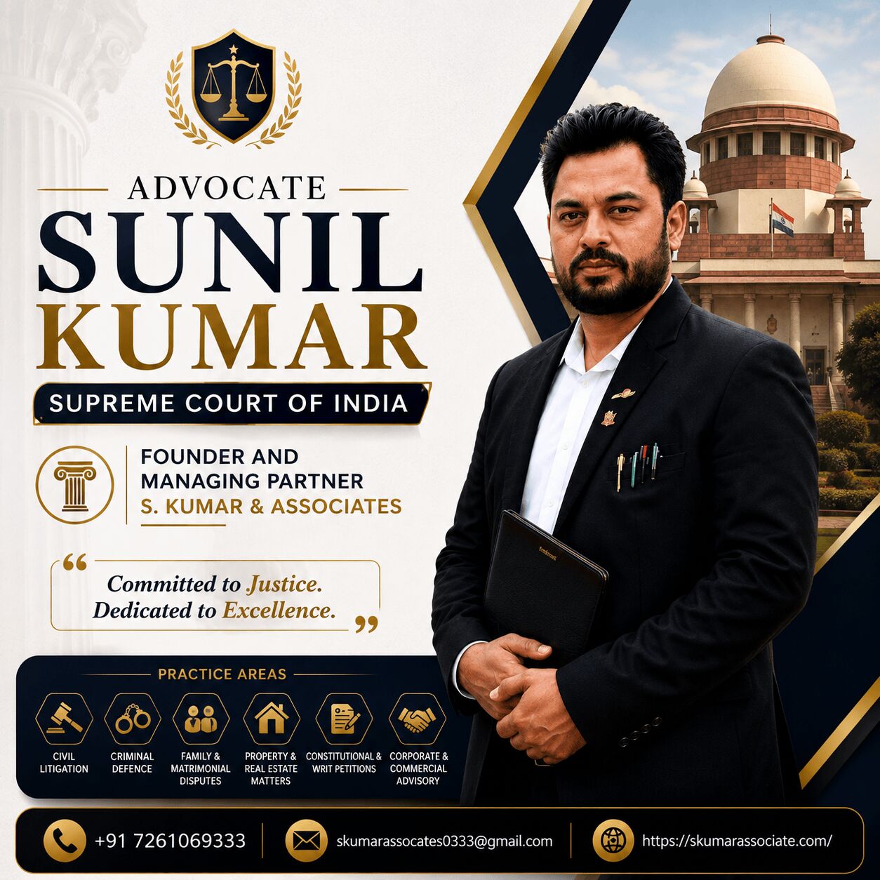 New Delhi, Legal, Supreme Court Advocate In Delhi For SLPs, Appeals & High Court Matters | Adv. Sunil Kumar