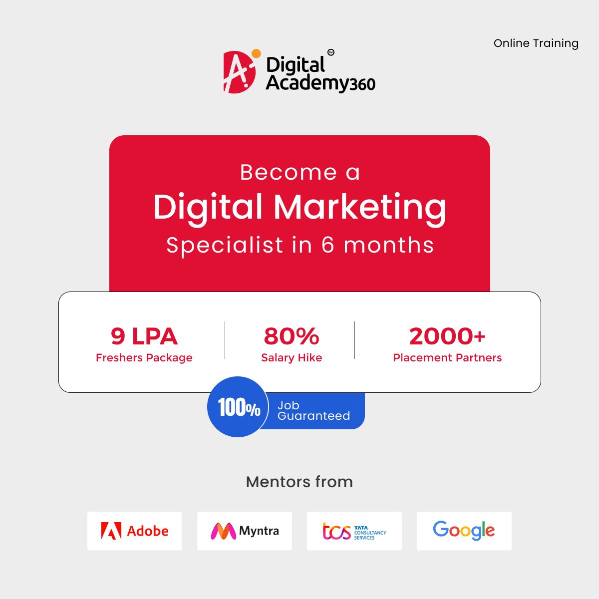 Bangalore, Lessons Offered, Digital Marketing Courses In Bangalore With 100% Placement - Digital Academy 360