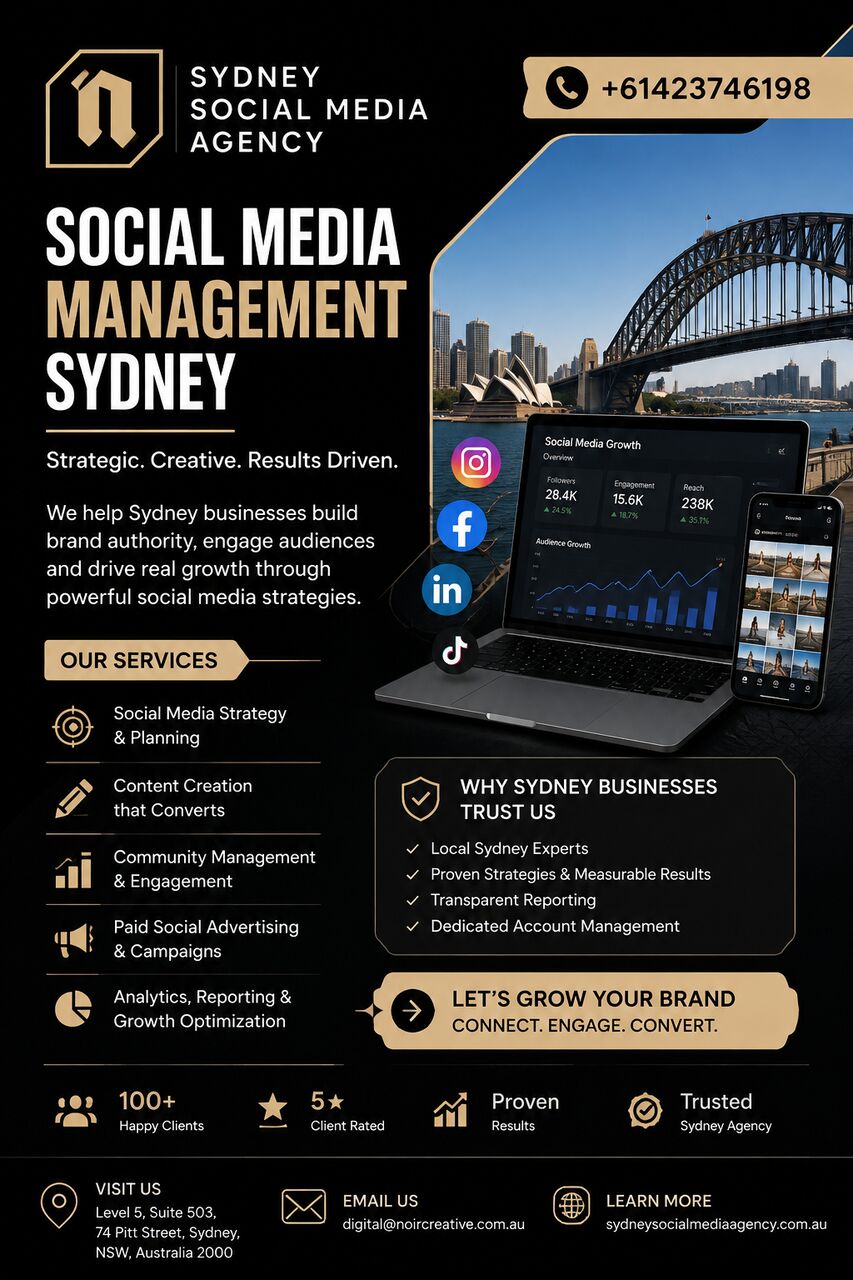 Sydney, Marketing, Professional Social Media Management Sydney Businesses Trust