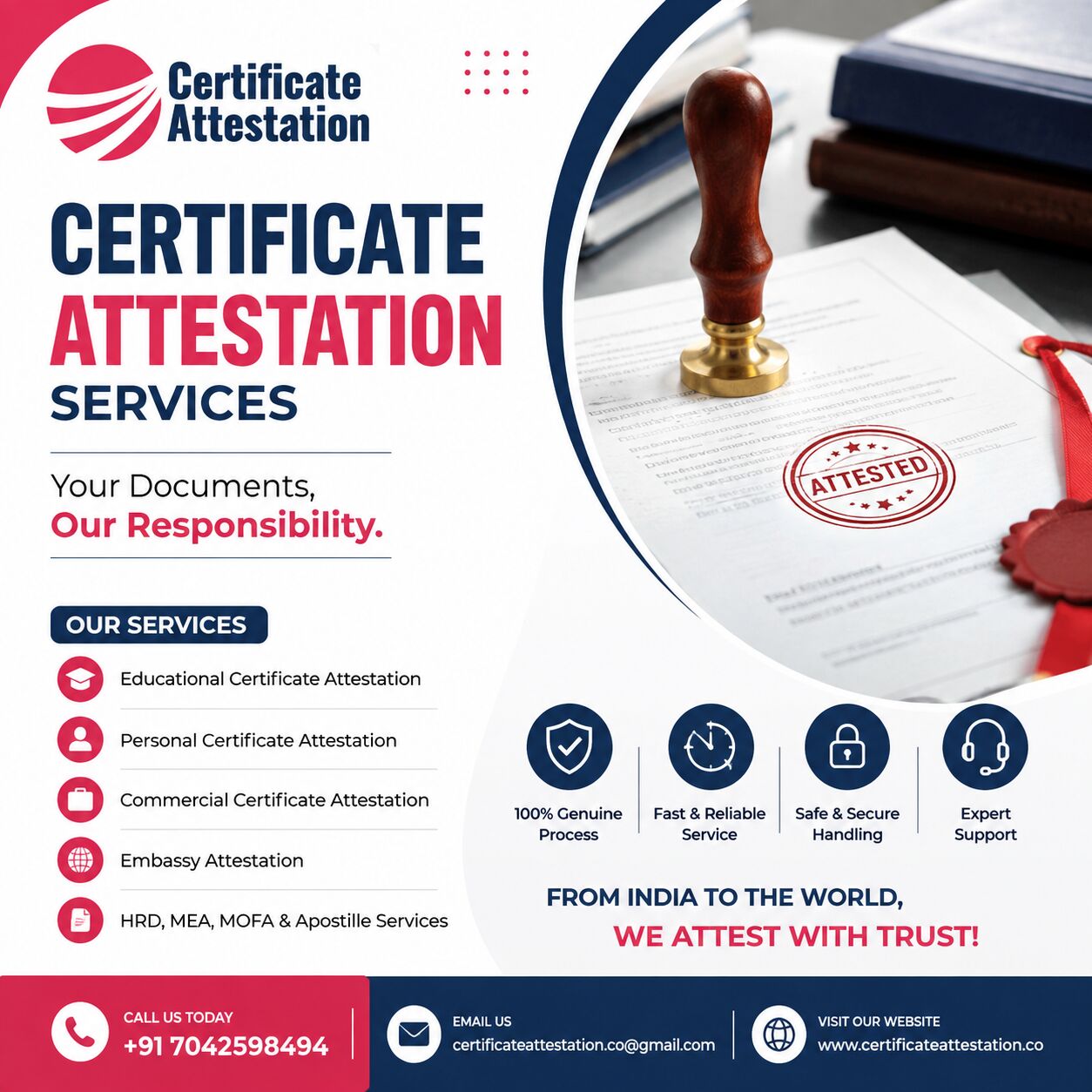 Mumbai, Legal, Certificate Attestation & Apostille Services In India | Fast & Reliable