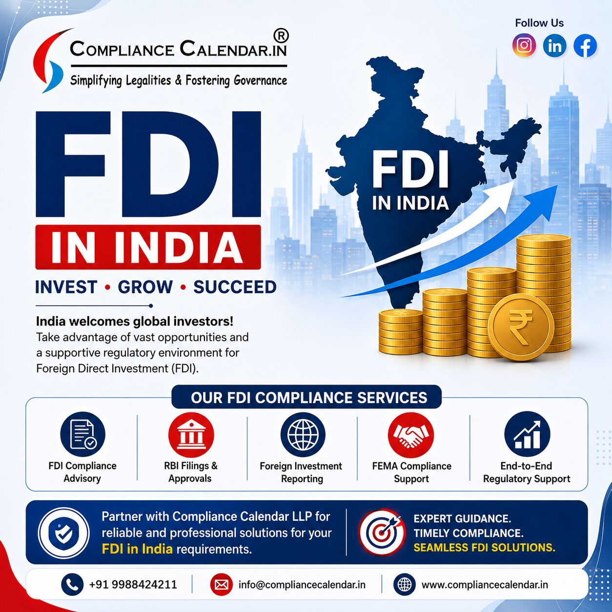 New Delhi, Legal, FDI In India &ndash; Invest. Grow. Succeed