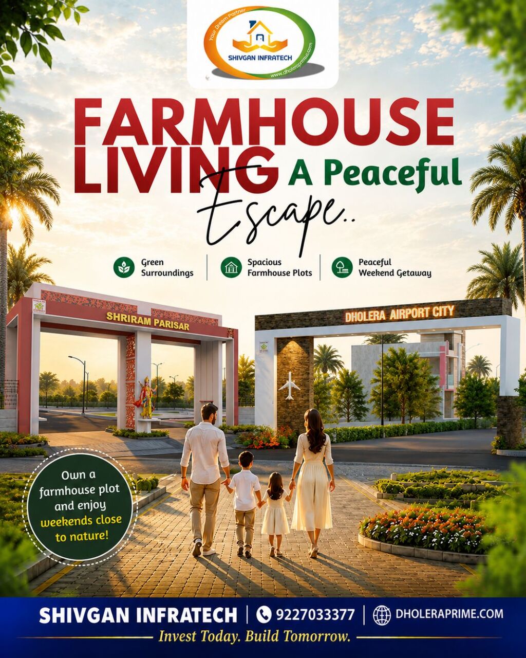 Ahmedabad, Residential Plots, 900 Sq. Meter,  Prime Location Plots In Dholera Smart City