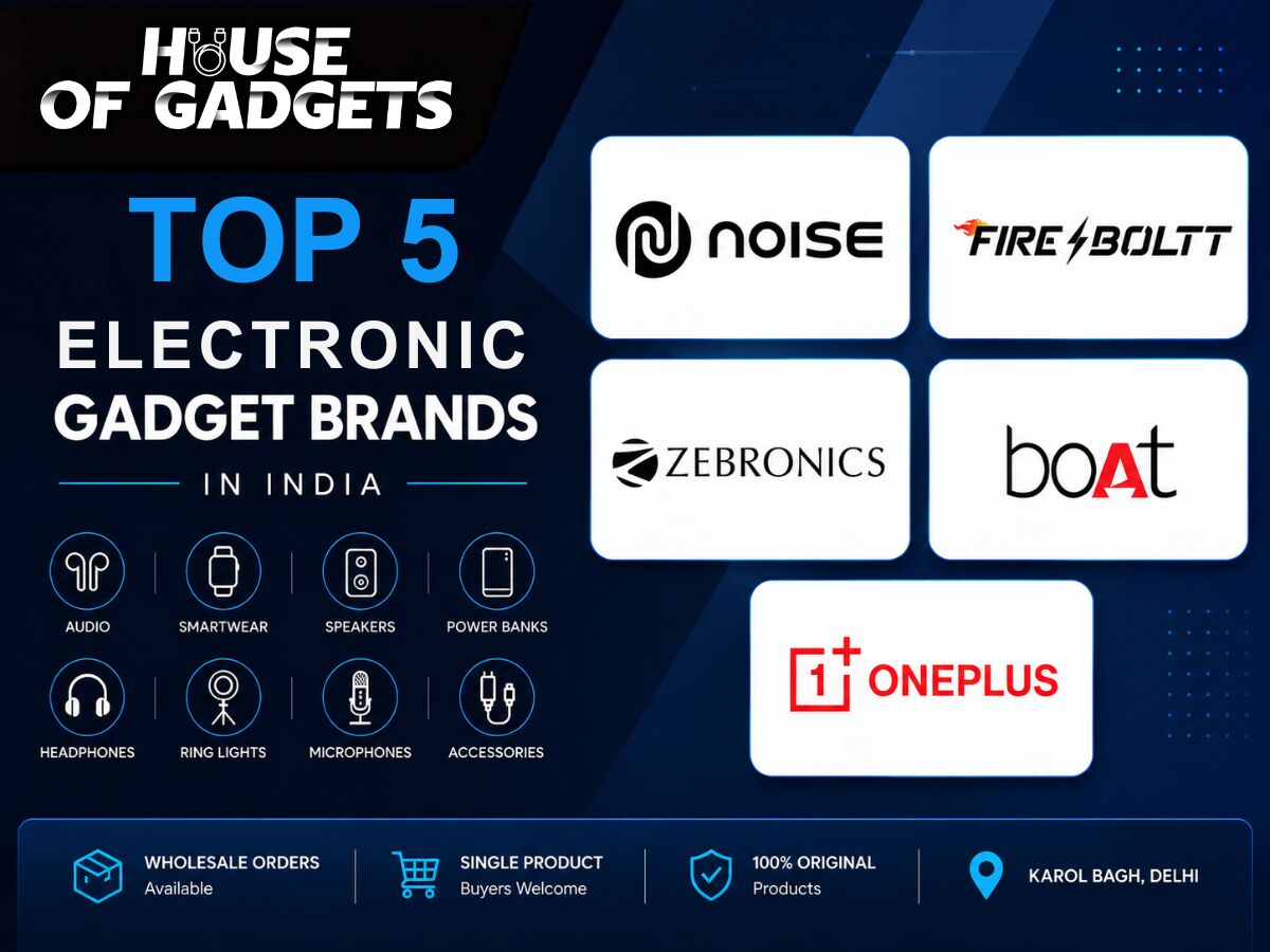 New Delhi, Electronics, Top 5 Electronic Gadget Brands In India