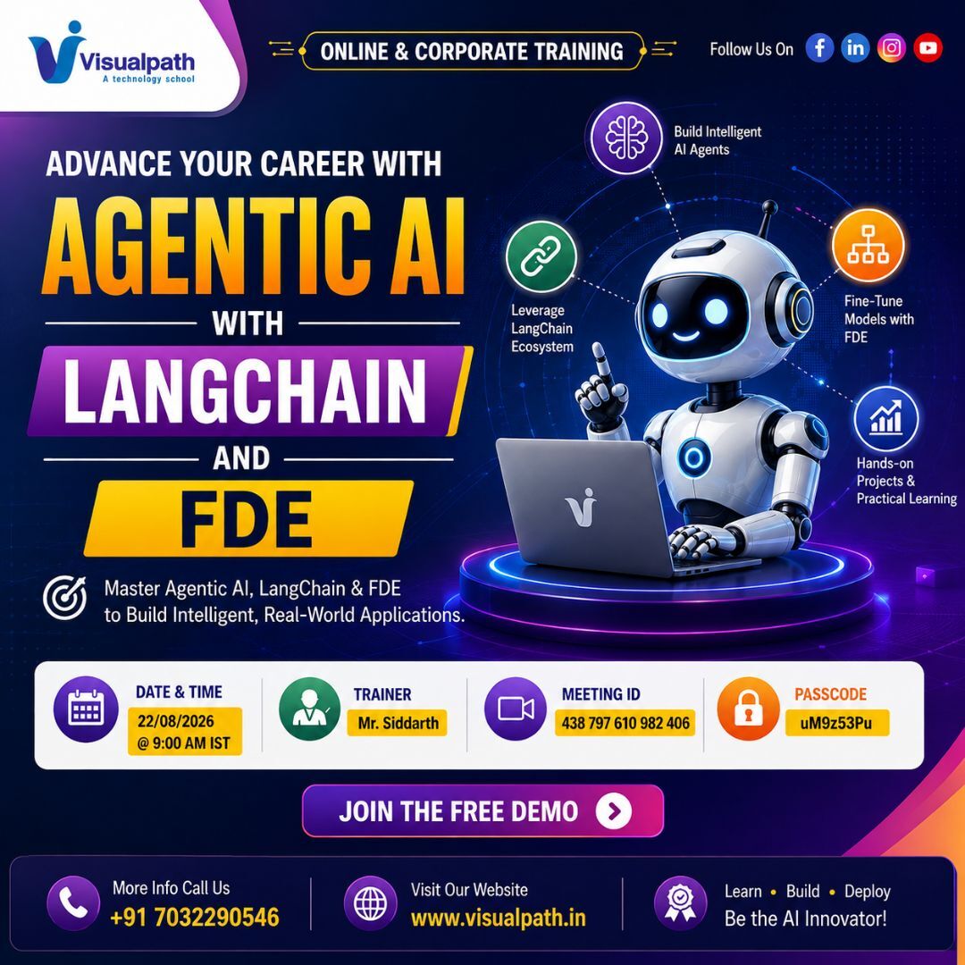Hyderabad, Education, Join The Free Demo &ndash; Agentic AI With LangChain & FDE