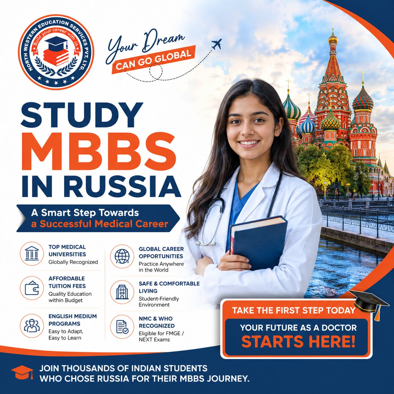 Mumbai, Education, 🇷🇺 Passport Ready. White Coat Next. 🩺