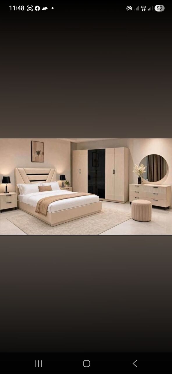 Al Malqa, Furniture, SAR 11,  New Bedroom Set Sale Online Home 🏡 Free