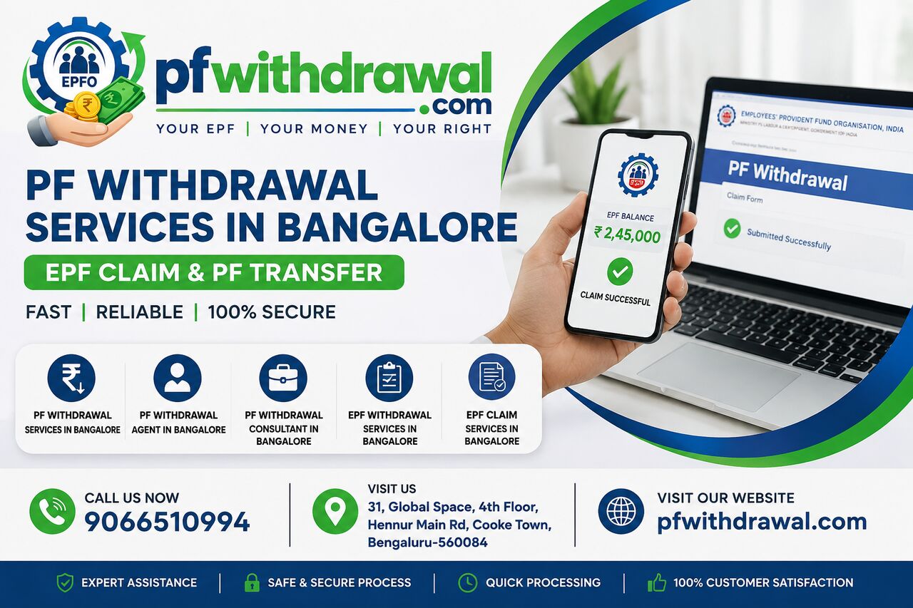 Bangalore, Legal, PF Withdrawal Services In Bangalore