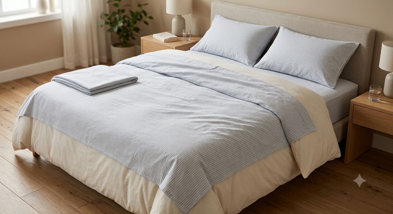 Mumbai, Household Items, INR 1499,  Cotton Double Bed Bedsheet Online | Pure Handloom Cotton &ndash; Theindiglobal