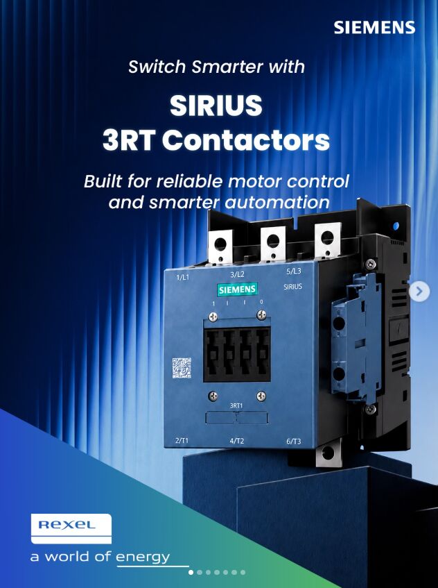 Pune, Business, Reliable Siemens SIRIUS 3RT Contactors | Rexel India