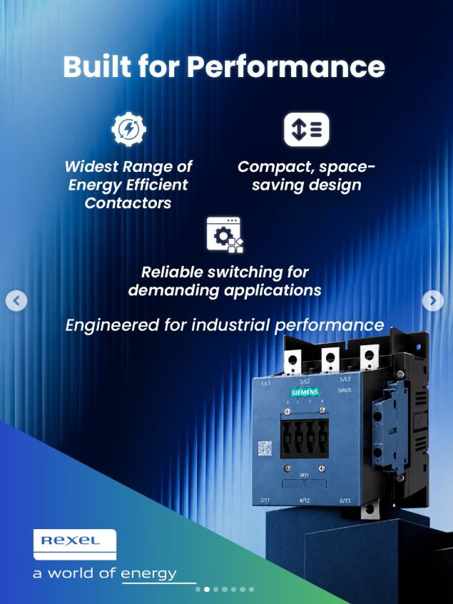 Pune, Business, Reliable Siemens SIRIUS 3RT Contactors | Rexel India