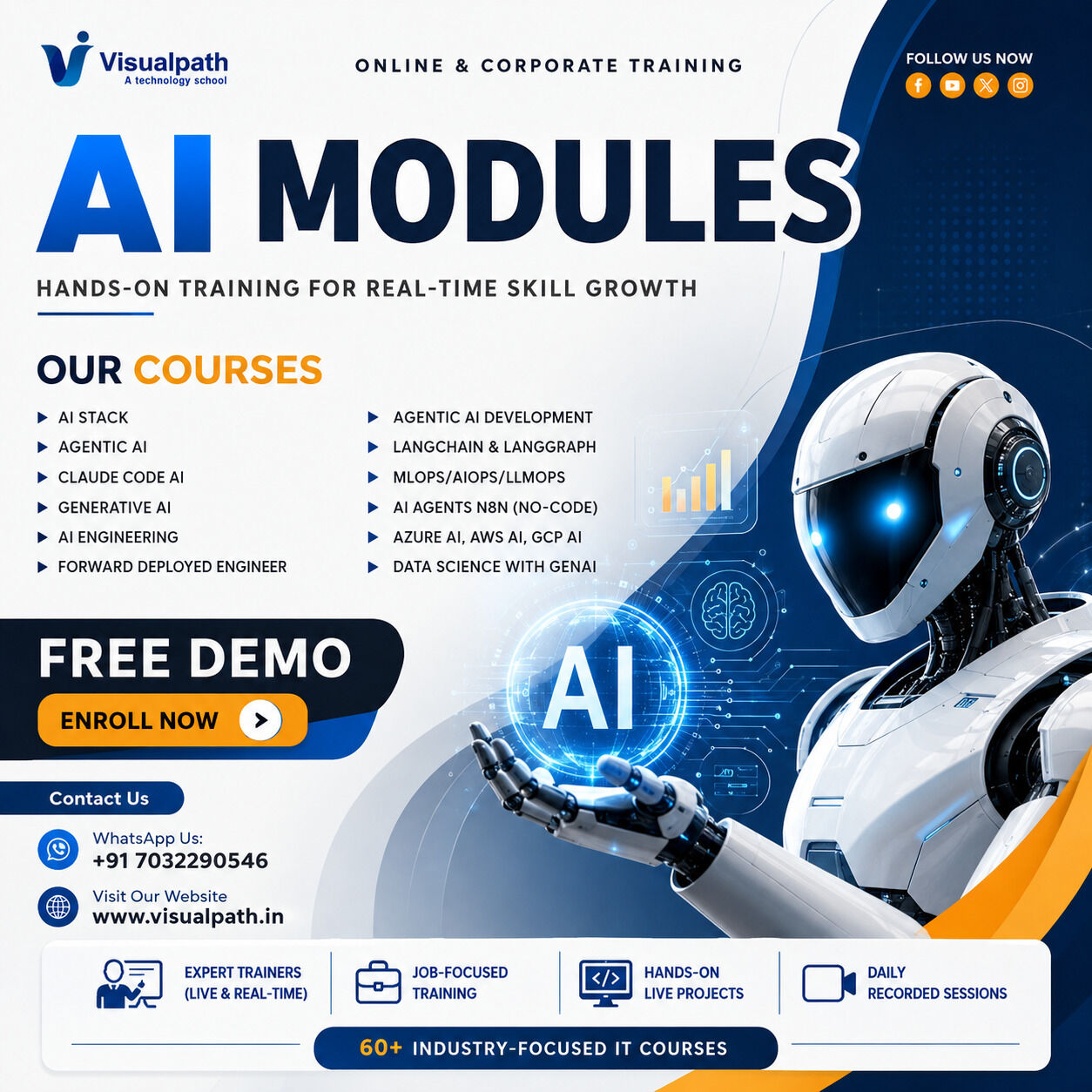 Hyderabad, Lessons Offered, Master The AI Skills Shaping The Future Of Careers With Visualpath