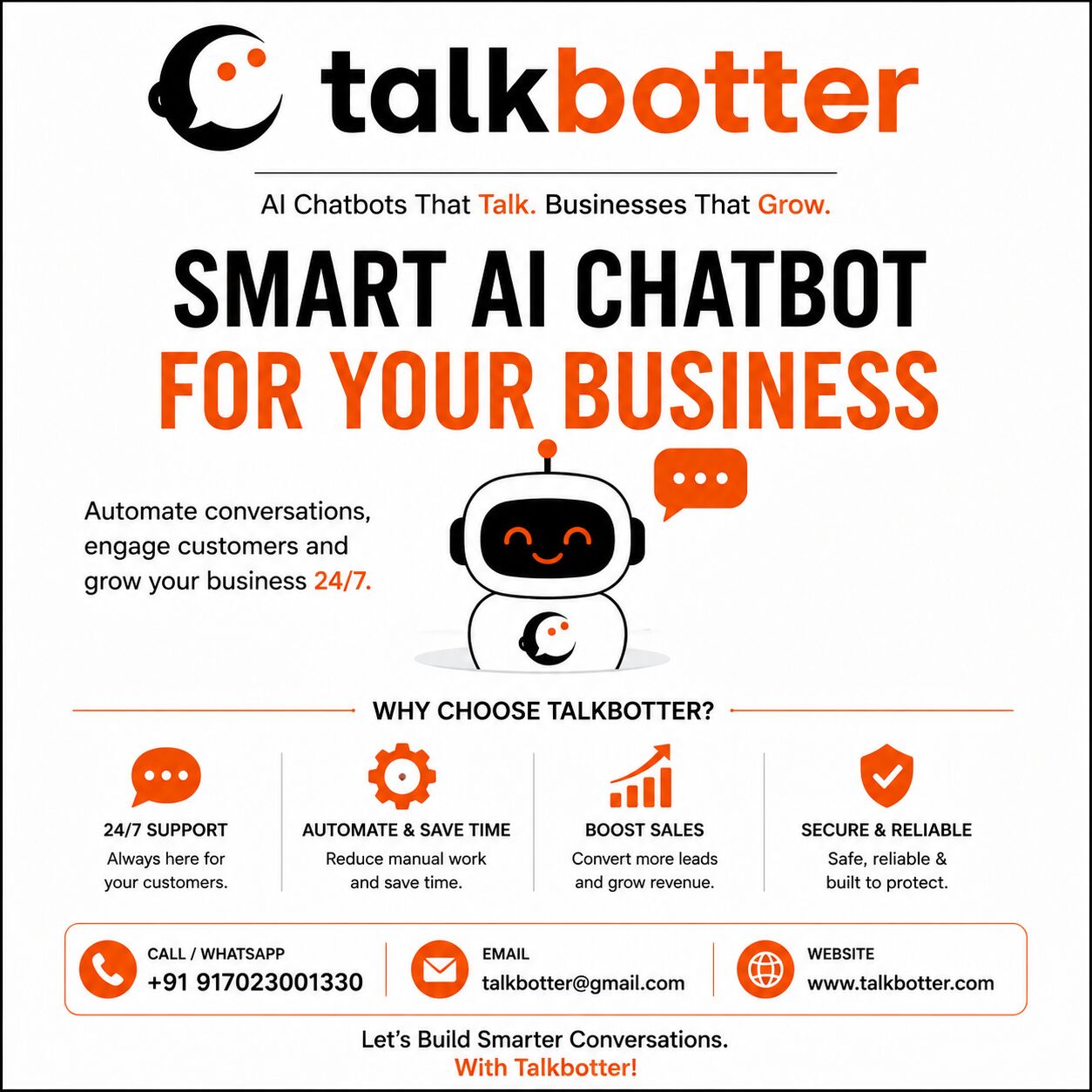 Mumbai, Software Development, Talkbotter &ndash; Smart AI Chatbot Solutions For Businesses