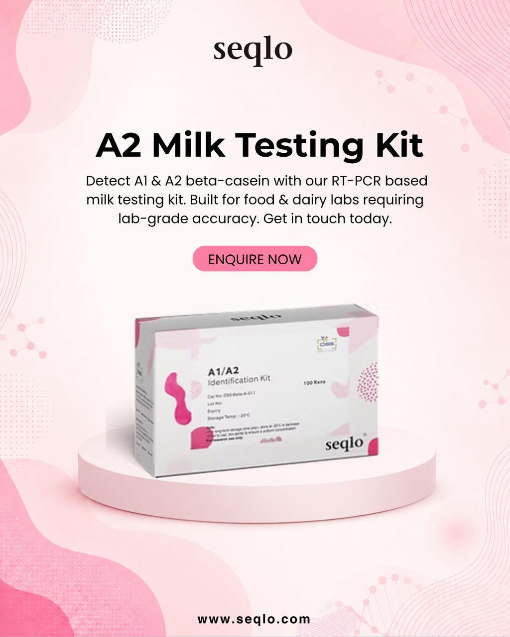 New Delhi, Food, RT-PCR A2 Testing Kit For A1 A2 Milk Identification
