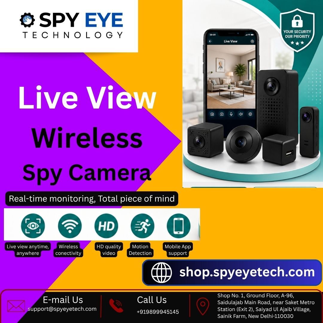 New Delhi, Electronics, INR 3500,  Prevent Workplace Theft With A Discreet Hidden Camera With Live View
