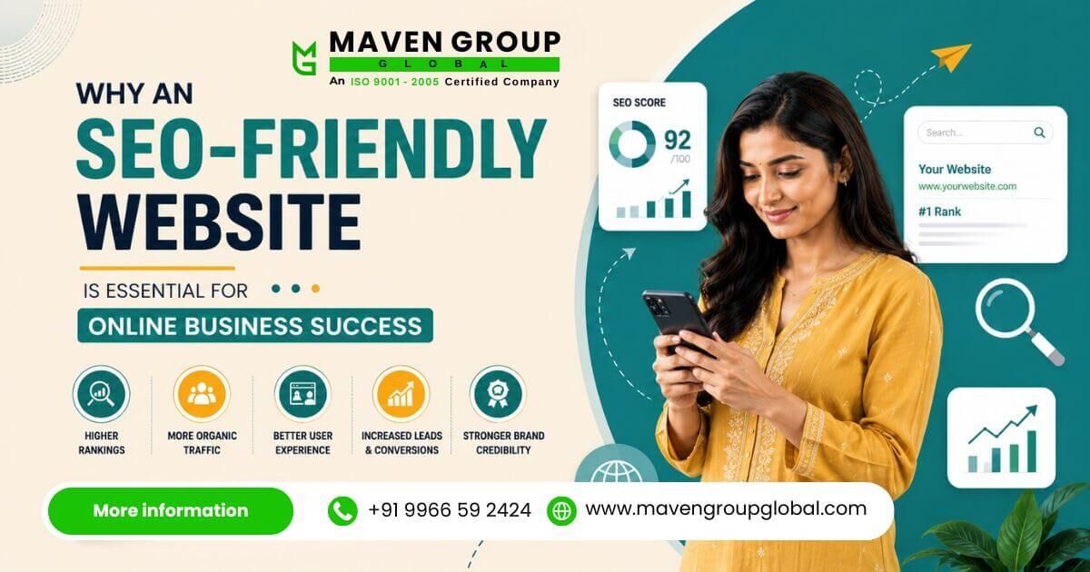 Hyderabad, Web Design & Development, Why An SEO-Friendly Website Is Essential For Online Business Success