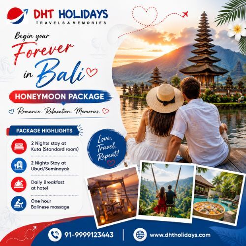 Mumbai, Travel, Bali Honeymoon Package 4 Nights 5 Days - DHT Holidays