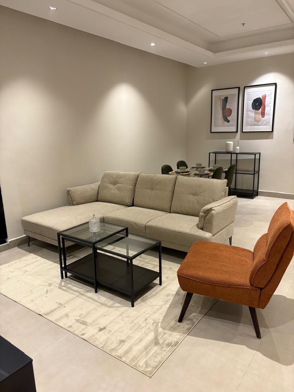 Al Sulaymaniyyah, Apartments, Flats, Houses & Villas, SAR 130000/year,  Furnished,  3 BR,  124 Sq. Meter,  Luxury Furnished 3BR Smart Apartment In Al Sulaymaniyah - Tahlia Street