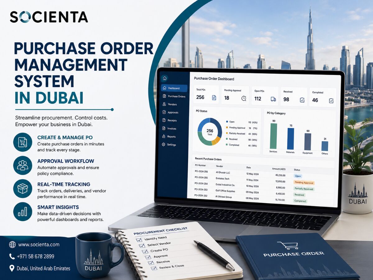 Dubai, Real Estate, Purchase Order Software In Dubai For Faster Approvals