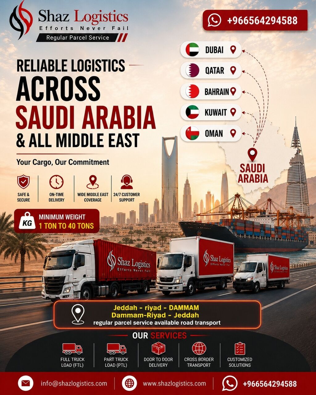 Dammam, Business Lease Transfer, FLEET TRANSPORT PARTNERSHIP